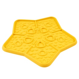 duvo mini mata do lizania dla psa gwiazdka silikonowa