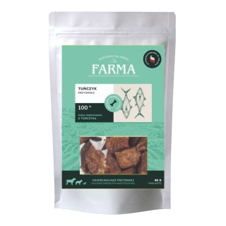 FARMA Polędwica z Tuńczyka 100% - naturalny przysmak dla psa 80g