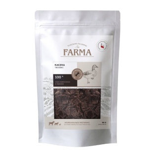 FARMA Trenerki z Kaczki 100% - przysmaki treningowe dla psa 80g