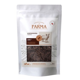 FARMA Trenerki z Wieprzowiny 100% naturalne przysmaki treningowe dla psa 80g