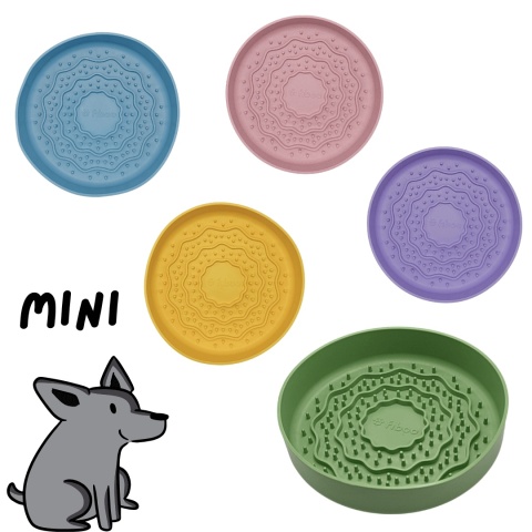 Fiboo Lick Fiboowl mini 15 cm – miska z matą do lizania dla psa pieskobox