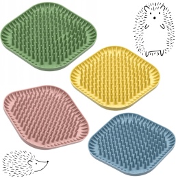 Fiboo Jeżomiska Spiky 19 cm – mata do lizania z wypustkami dla psa pieskobox