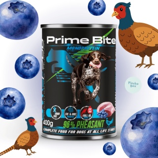 Game Dog - Bażant z jagodami Karma mokra Prime Bite 400g