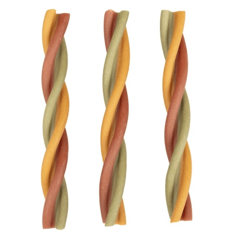 Garden Bites Fruity Dental Twizzlers L - owocowe gryzaki dentystyczne dla psa z jabłkiem, ananasem i truskawką