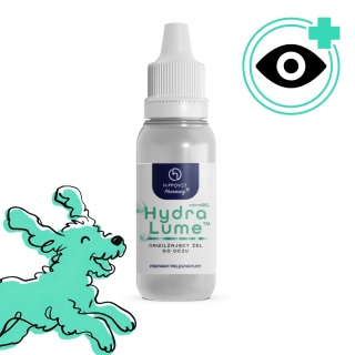 Hippovet Pharmacy HydraLume GEL – nawilżający żel do oczu dla psa 15 ml