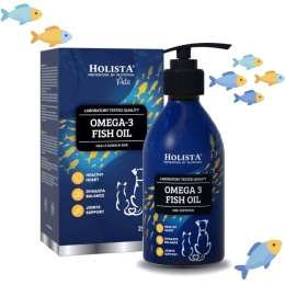 olej omega 3 dla psa sierść stawy odporność holista