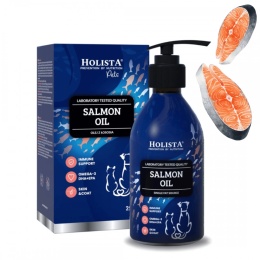 olej z łososia dla psa omega 3 sierść skóra holista