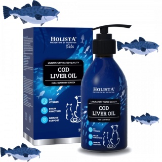 Holista - Tran z dorsza dla psa 100-250ml (olej)