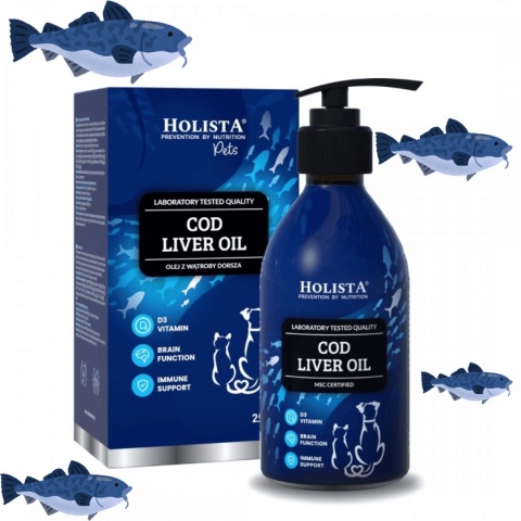 tran z dorsza dla psa omega 3 witamina A D odporność stawy