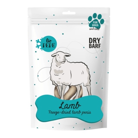 Paka Zwierzaka LIO PEPE Lamb Penis liofilizowany penis jagnięcy dla psa 60g