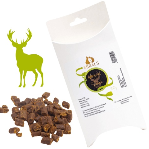 Przysmaki treningowe MIRALS z mięsa jelenia dla psa pieskobox
