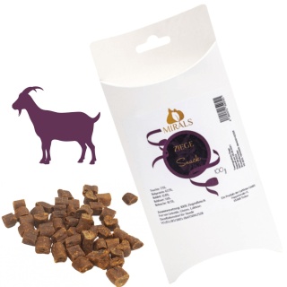 MIRALS – Przysmaki treningowe z mięsa KOZY dla psa 100g