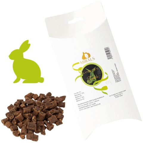 Przysmaki treningowe MIRALS z mięsa królika pieskobox