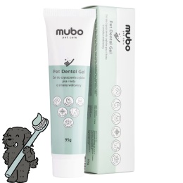 MUBO Pet Dental Gel 95g żelowa pasta do zębów dla psa i kota o smaku wołowiny