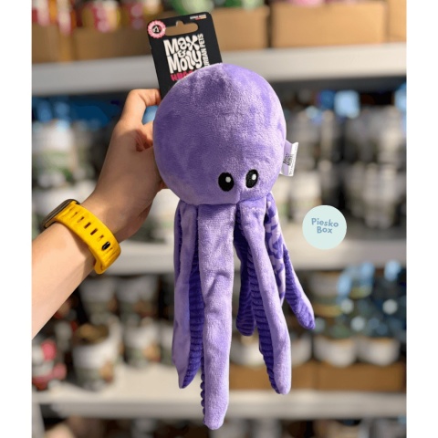 Max & Molly Huggles Octopus Leila pluszowa zabawka dla psa z piszczałką