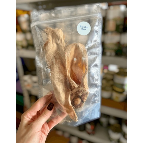 uszy baranie z futrem dla psa meat stuff 2 sztuki