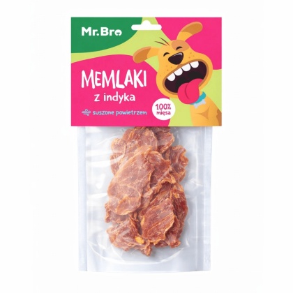 Mr. Bro - Memlaki Air Dried Indyk w płatach 150g