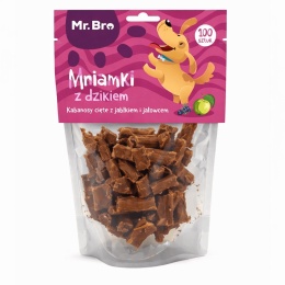 Mr. Bro Mniamki chrupiące przysmaki z dzika dla psa pieskobox