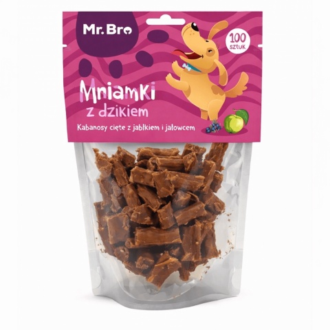 Mr. Bro Mniamki chrupiące przysmaki z dzika dla psa pieskobox