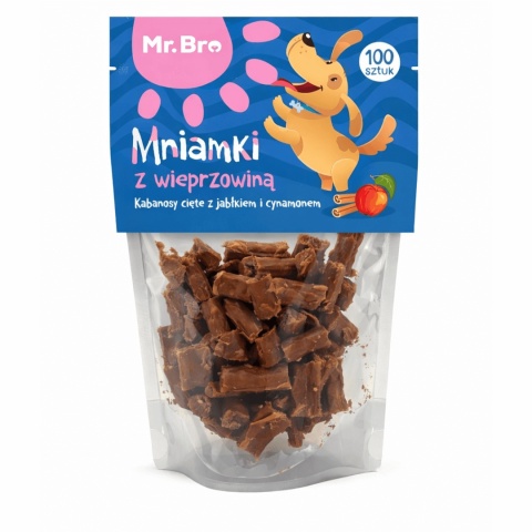 Mr. Bro Mniamki chrupiące przysmaki z wieprzowiny dla psa pieskobox