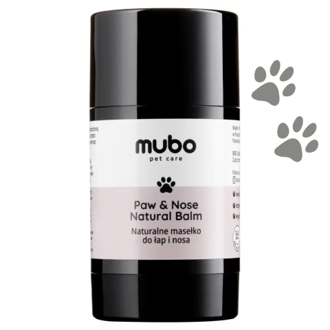 MUBO Paw & Nose Natural Balm Stick 25g naturalne masełko do łap i nosa psa i kota
