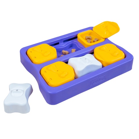 Nina Ottosson Dog Brick Small – mini gra edukacyjna i logiczna dla psa pieskobox