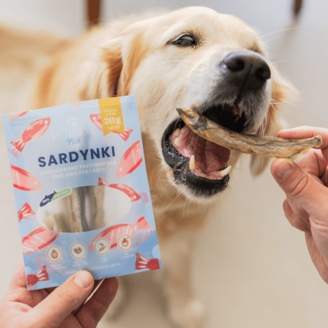 PERROland Fish liofilizowane sardynki dla psa i kota 20 g