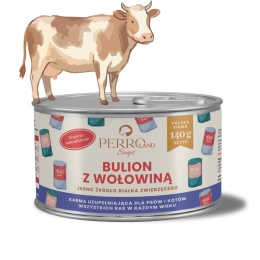 PERROland Soups bulion z wołowiną dla psa 140g w pieskobox
