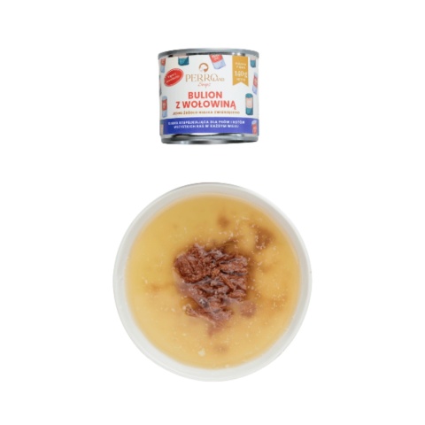 PERROland Soups bulion z wołowiną dla psa 140g
