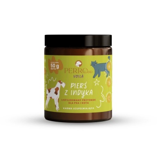 PERROland Voilà liofilizowana Pierś z Indyka - przysmaki dla psa 90g