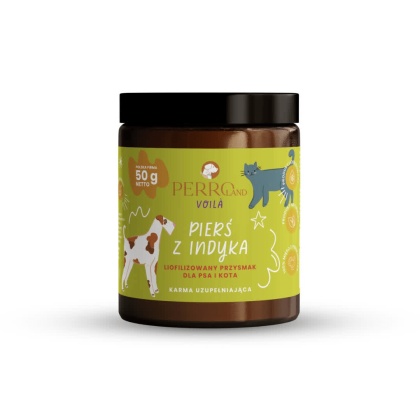 PERROland Voilà liofilizowana Pierś z Indyka - przysmaki dla psa 90g