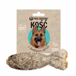 Kość wołowa z dorszem Paka Zwierzaka 12 cm - naturalny gryzak dla psa