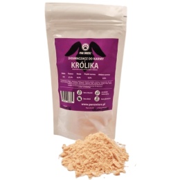 Pan Zwierz Dosmaczacz z Liofilizowanego Królika naturalna posypka do karmy dla psa i kota 40g