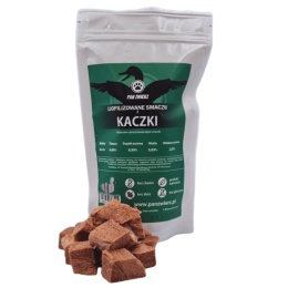 pan zwierz liofilizowane smaczki dla psa kaczka 70g