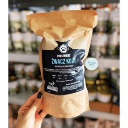 Pan Zwierz Żwacze Kozy naturalny gryzak dla psa 250g