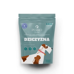 Perro Gourmet Dziczyzna 1kg – karma tłoczona na zimno dla psa pieskobox