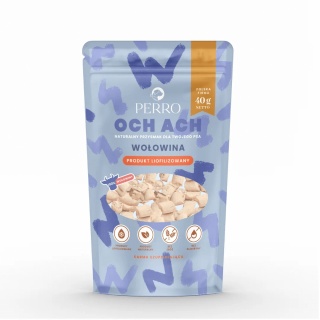 Perro - OCH ACH Liofilizowane Przysmaki z Wołowiny 40g