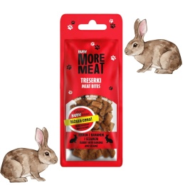 BUBAlicious treserki dla psa z królika banana i sezamu 50g pieskobox