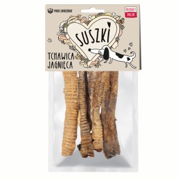 Tchawica jagnięca Paka Zwierzaka dla psa 100 g - naturalny chrupiący gryzak dla psa