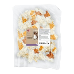 Skóra królicza z sierścią Trixie — naturalny gryzak dla psa w małych kawałkach 500g