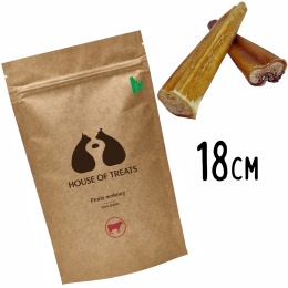 Penis wołowy dla psa 18 cm – naturalny twardy gryzak do żucia pieskobox