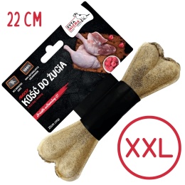 MAXXI kość do żucia dla psa z kaczką i malinami 22 cm Syta Micha pieskobox