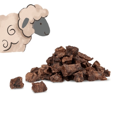 Przysmak dla psa – mini kosteczki z płuc jagnięcych 100 g dostępne w PieskoBox