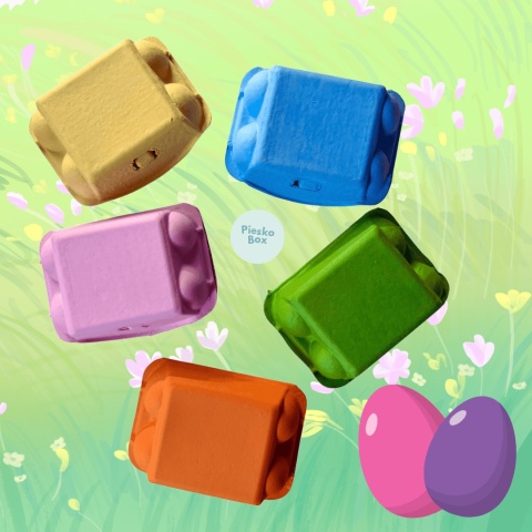 wielkanocne jajka dla psa w wytłoczce ze smaczkami