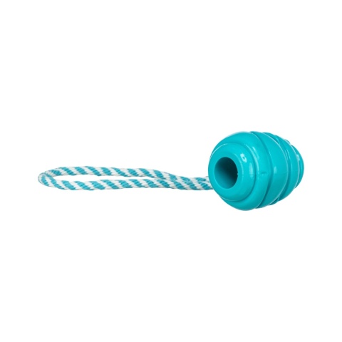 trixie piłka ze sznurkiem dla psa super strong 35 cm