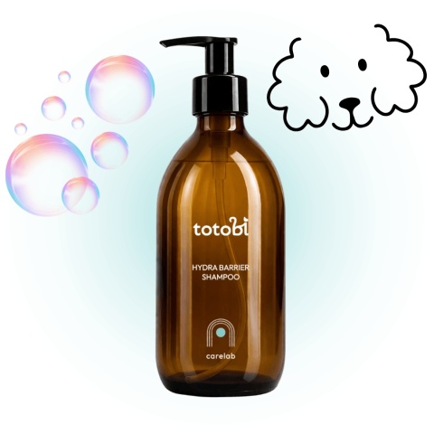 Totobi carelab Hydra Barrier Shampoo szampon nawilżający dla psa 250ml w pieskobox