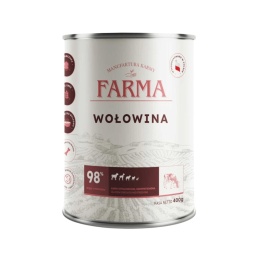 FARMA Select Wołowina karma mokra dla psa 400g w pieskobox