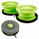 Kiwi Walker zielone miski turystyczne dla psa 2w1 w pieskobox