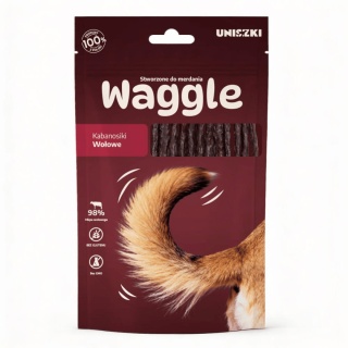 Uniszki - Waggle Miękkie Kabanosy Wołowe dla Psa 60g