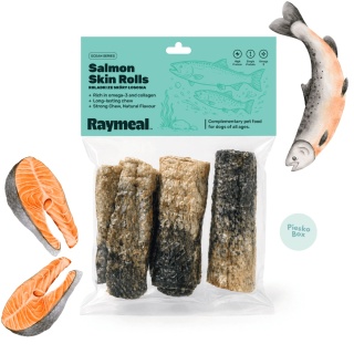 Raymeal - Roladki ze skóry łososia dla psa 3 szt.